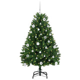 Vidaxl kunstkerstboom met 150 led groen 150 cm pvc en metaal
