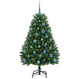 Vidaxl kunstkerstboom met 150 led groen 150 cm pvc en metaal