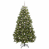 Vidaxl kunstkerstboom met 300 led groen 180 cm pvc en metaal
