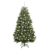 Vidaxl kunstkerstboom met 300 led groen 180 cm pvc en metaal