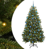 Vidaxl kunstkerstboom met 300 led groen 180 cm pvc en metaal