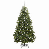 Vidaxl kunstkerstboom met 300 led groen 210 cm pvc en metaal