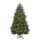 Vidaxl kunstkerstboom met 300 led groen 240 cm pvc en metaal