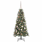 Vidaxl kunstkerstboom met 150 led groen 120 cm pvc en plastic en staal