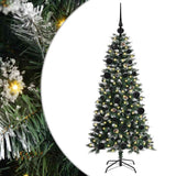 Vidaxl kunstkerstboom met 150 led groen 120 cm pvc en plastic en staal