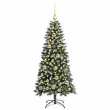 Vidaxl kunstkerstboom met 150 led groen 120 cm pvc en plastic en staal
