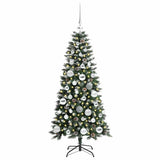Vidaxl kunstkerstboom met 150 led groen 120 cm pvc en plastic en staal