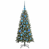 Vidaxl kunstkerstboom met 150 led groen 120 cm pvc en plastic en staal