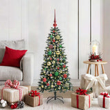 Vidaxl kunstkerstboom met 150 led groen 120 cm pvc en plastic en staal