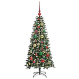 Vidaxl kunstkerstboom met 150 led groen 120 cm pvc en plastic en staal