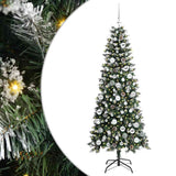 Vidaxl kunstkerstboom met 300 led groen 180 cm pvc en plastic en staal
