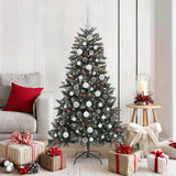 Vidaxl kunstkerstboom met 150 led groen 150 cm pvc en plastic en staal