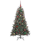Vidaxl kunstkerstboom met 150 led groen 150 cm pvc en plastic en staal