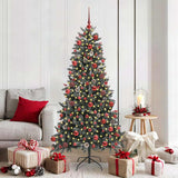 Vidaxl kunstkerstboom met 300 led groen 180 cm pvc en plastic en staal