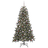 Vidaxl kunstkerstboom met 300 led groen 180 cm pvc en plastic en staal