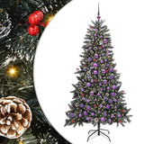 Vidaxl kunstkerstboom met 300 led groen 180 cm pvc en plastic en staal