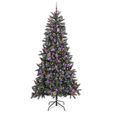 Vidaxl kunstkerstboom met 300 led groen 240 cm pvc en plastic en staal