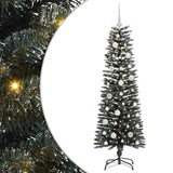 Vidaxl kunstkerstboom met 150 led groen 120 cm pvc en plastic en staal