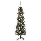 Vidaxl kunstkerstboom met 150 led groen 150 cm pvc en plastic en staal