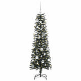 Vidaxl kunstkerstboom met 150 led groen 150 cm pvc en plastic en staal