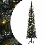 Vidaxl kunstkerstboom met 300 led groen 180 cm pvc en plastic en staal