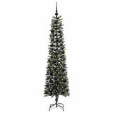 Vidaxl kunstkerstboom met 300 led groen 180 cm pvc en plastic en staal