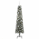 Vidaxl kunstkerstboom met 300 led groen 180 cm pvc en plastic en staal