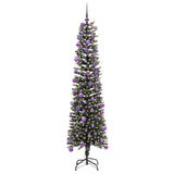 Vidaxl kunstkerstboom met 300 led groen 180 cm pvc en plastic en staal