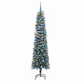 Vidaxl kunstkerstboom met 300 led groen 180 cm pvc en plastic en staal