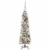 Vidaxl kunstkerstboom met 150 led wit 120 cm pvc en metaal en plastic