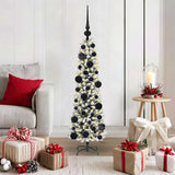 Vidaxl kunstkerstboom met 150 led wit 120 cm pvc en metaal en plastic