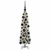 Vidaxl kunstkerstboom met 150 led wit 120 cm pvc en metaal en plastic
