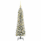 Vidaxl kunstkerstboom met 150 led wit 120 cm pvc en metaal en plastic