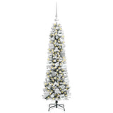 Vidaxl kunstkerstboom met 150 led wit 120 cm pvc en metaal en plastic