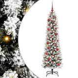 Vidaxl kunstkerstboom met 150 led wit 150 cm pvc en metaal en plastic