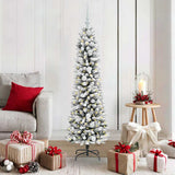 Vidaxl kunstkerstboom met 150 led wit 150 cm pvc en metaal en plastic