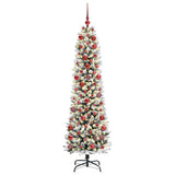 Vidaxl kunstkerstboom met 300 led wit 180 cm pvc en metaal en plastic