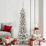 Vidaxl kunstkerstboom met 300 led wit 180 cm pvc en metaal en plastic