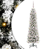 Vidaxl kunstkerstboom met 300 led wit 180 cm pvc en metaal en plastic