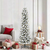 Vidaxl kunstkerstboom met 300 led wit 180 cm pvc en metaal en plastic