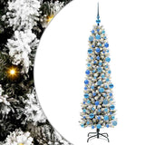 Vidaxl kunstkerstboom met 300 led wit 180 cm pvc en metaal en plastic