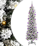 Vidaxl kunstkerstboom met 300 led wit 210 cm pvc en metaal en plastic