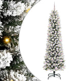 Vidaxl kunstkerstboom met 300 led wit 240 cm pvc en metaal en plastic
