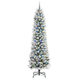 Vidaxl kunstkerstboom met 300 led wit 240 cm pvc en metaal en plastic