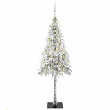 Vidaxl kerstboom met 300 led met standaard wit 180 cm pe en staal