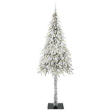 Vidaxl kerstboom met 300 led met standaard wit 210 cm pe en staal