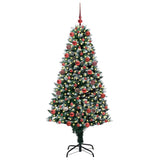 Vidaxl kunstkerstboom groen 180 cm pvc en staal en kunststof