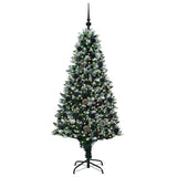 Vidaxl kunstkerstboom groen 180 cm pvc en staal en kunststof