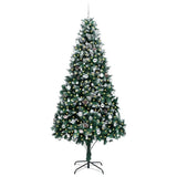 Vidaxl kunstkerstboom groen 240 cm pvc en staal en kunststof