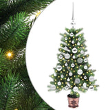Vidaxl kerstboom met 150 led met standaard groen 90 cm pe